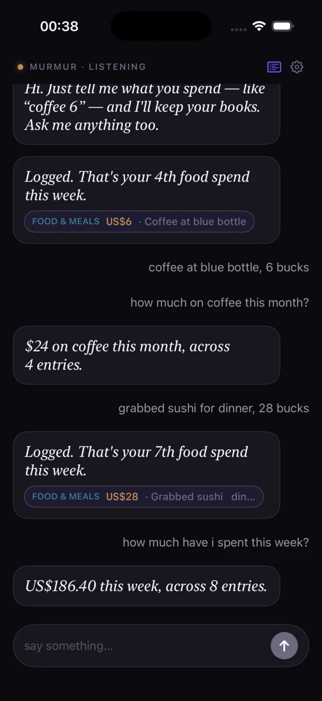 Keep the exchange in one place.